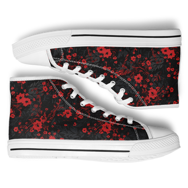 Chokefish™ Urban Peak Retro High Tops-Floral-003